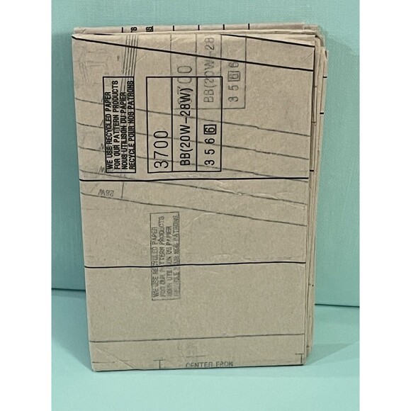 Simplicity Women's Pattern 3700 Size 20W-28W UNCUT Modest Jumper Dress - Picture 7 of 8